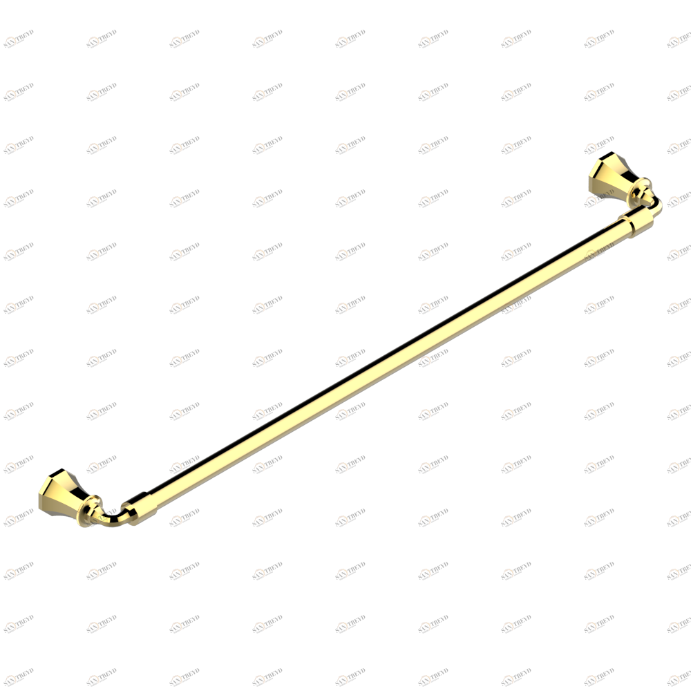 A56-520 Полотенцедержатель однореечный длина 28' Thg-paris Art Déco cristal Золото A56-520 CAT.F