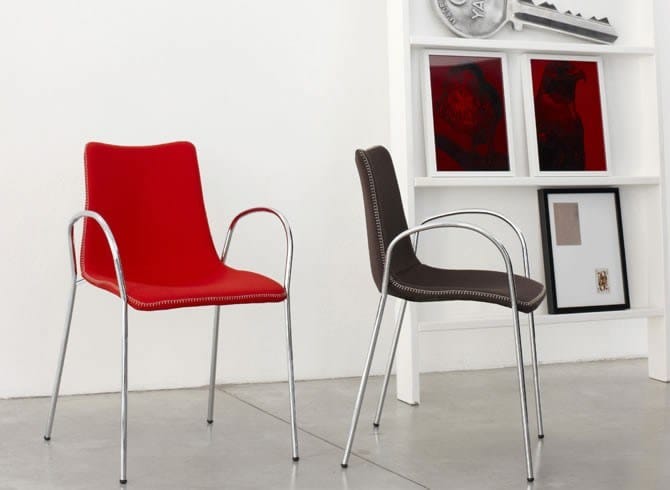 Штабелируемый стул с подлокотниками S-CAB Zebra ARCH-00079555 - Вид №4