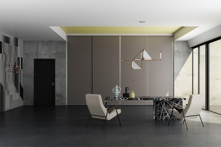 De Rosso Шкаф на заказ с hpl и алюминиевыми раздвижными дверями Aliante system sun-id-1499520 - Вид №12