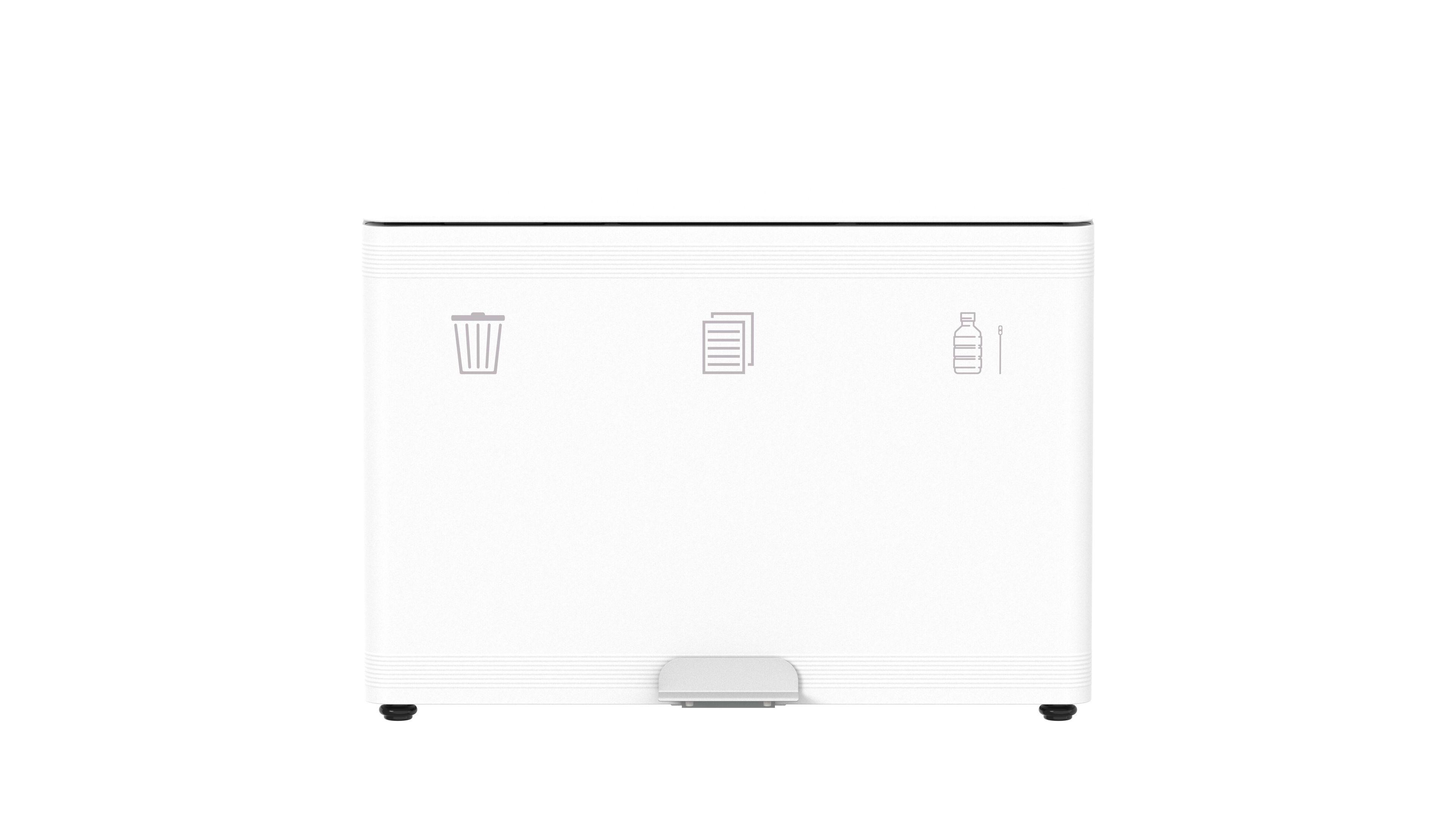 Стальная стойка для мусора с порошковым покрытием с крышкой FUNCTIONALS DITCH ARCH-00011679 - Вид №6