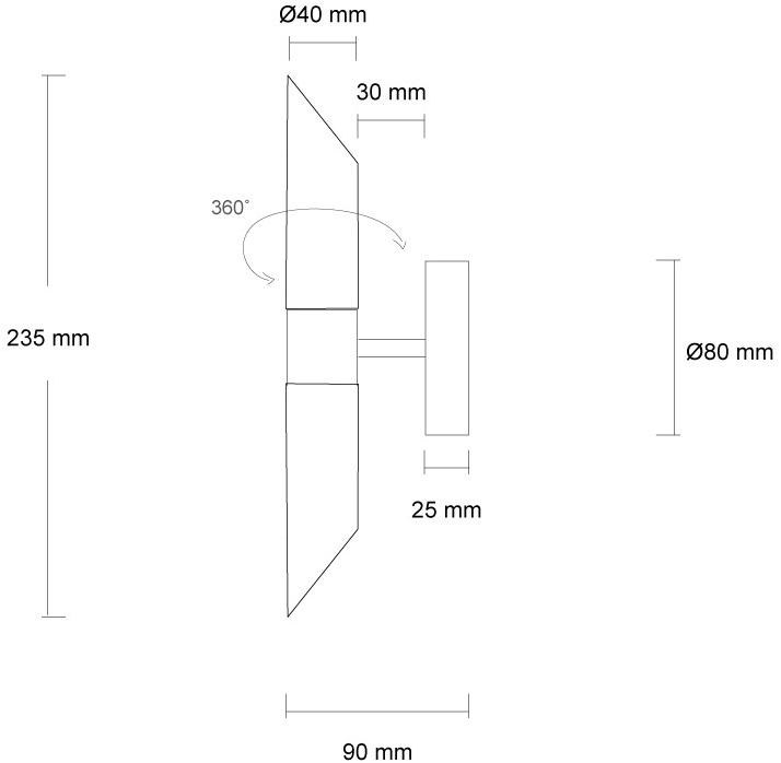 URBI et ORBI Бра из бетона с фиксированным кронштейном Funky 2016 sun-id-1465781 - Вид №3