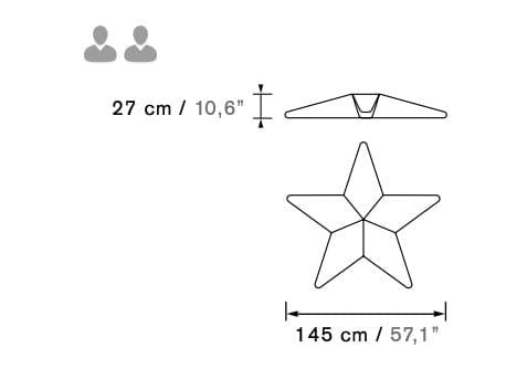 Плавающее кресло из ткани In Stock Ogo ARCH-00037336 - Вид №2