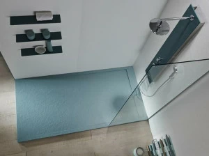 Acquabella Прямоугольный нескользящий душевой поддон в Akron © Slate