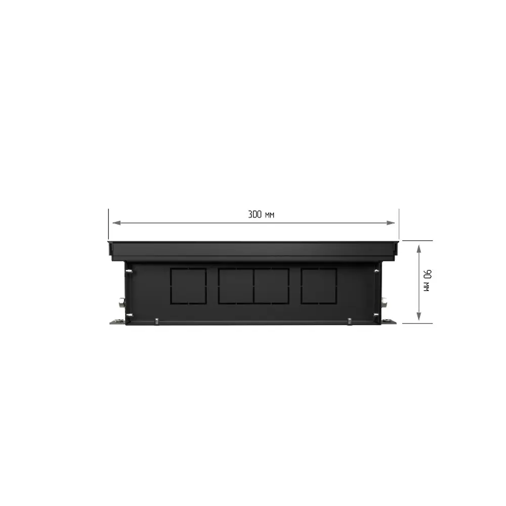 Внутрипольный конвектор Royal Thermo Atrium 1400x300x90 мм боковое подключение 1 теплообменник с решеткой 86581937 STLM-2131464 - Вид №6