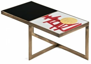 MARIONI Низкий прямоугольный журнальный столик Carousel 02872