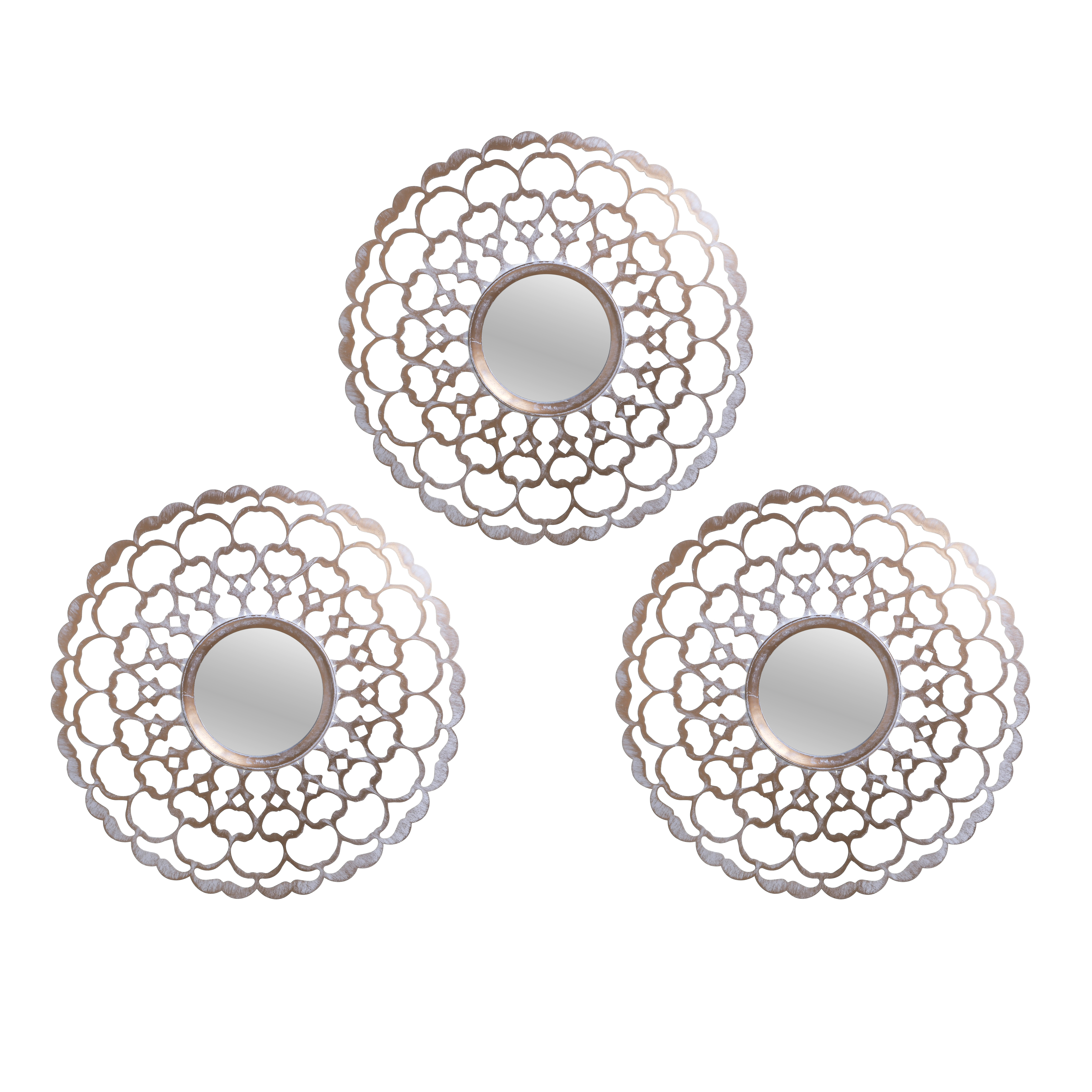 3895290.0038 ЗЕРКАЛО НАСТЕННОЕ, НАБОР 3 ШТ TO4ROOMS  - Вид №1