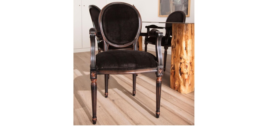 007816 Стул серый AcomodArte Andrea Santreyd - Вид №2