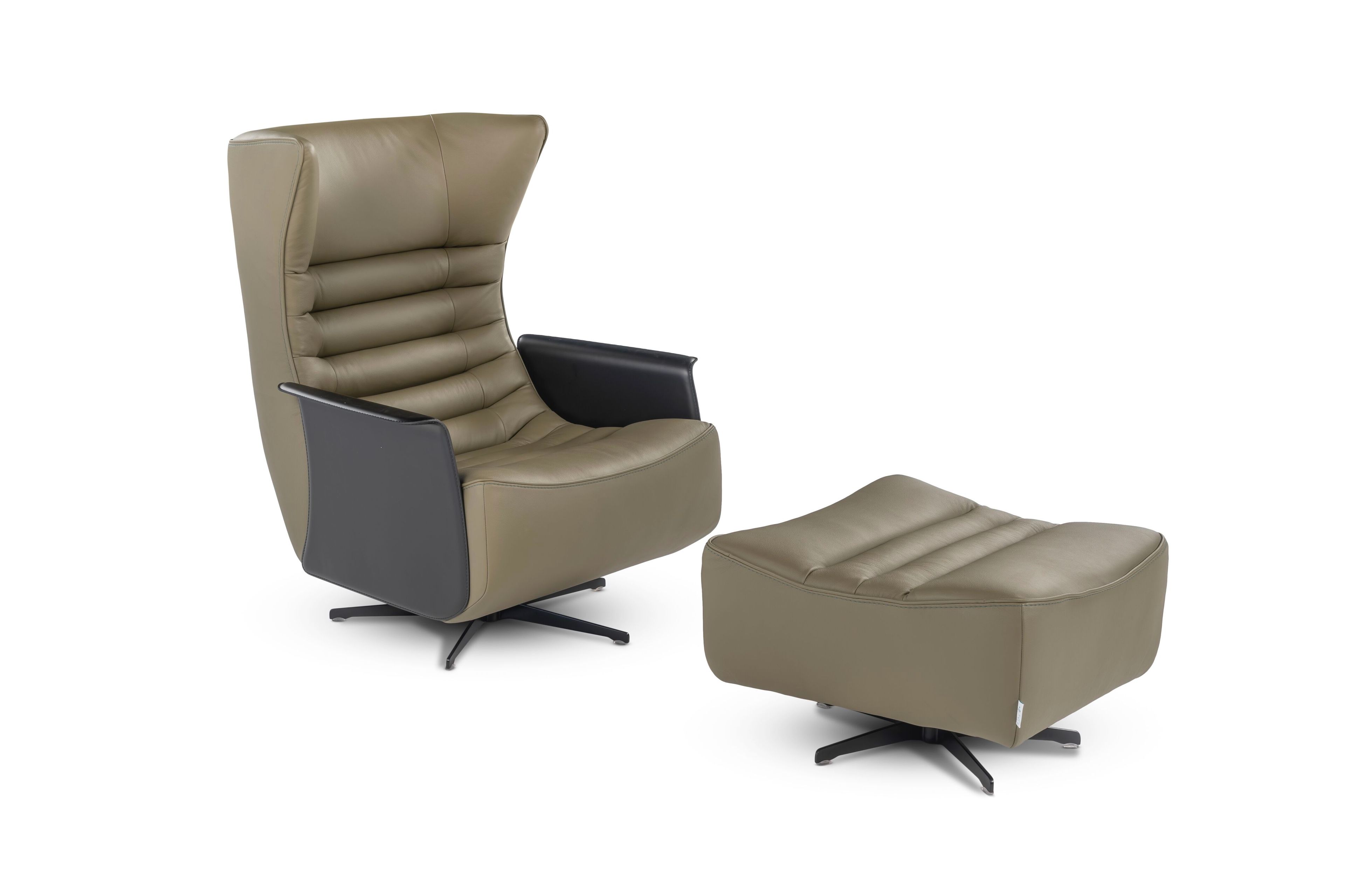 Кожаная спицевая поворотная подставка для ног Calia Italia Superior ARCH-00001220 - Вид №1