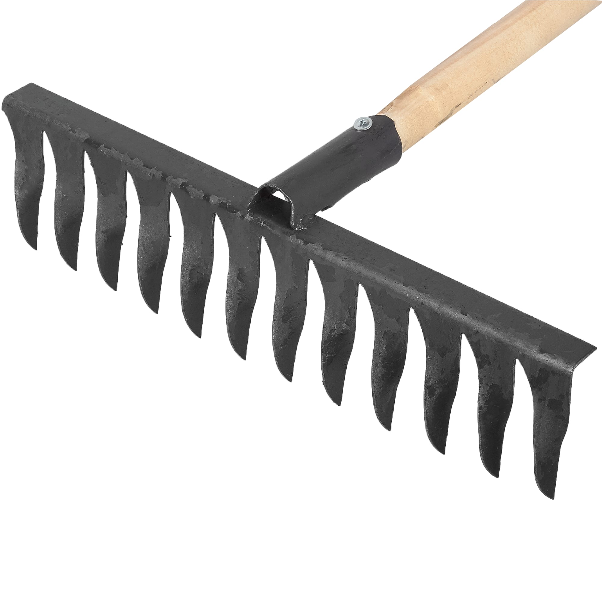 15634743 Грабли витые 12 зубьев 130 см сталь, с черенком Santreyd  - Вид №1