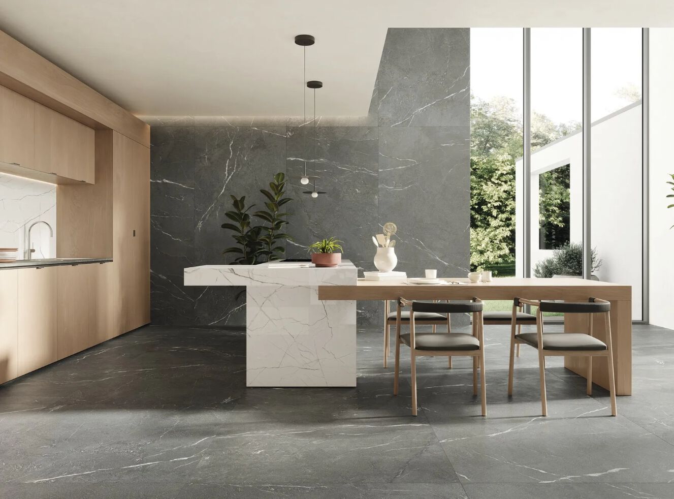 Пол / напольное покрытие из керамогранита с мраморным эффектом Imola THE ROCK ARCH-00062970 - Вид №19