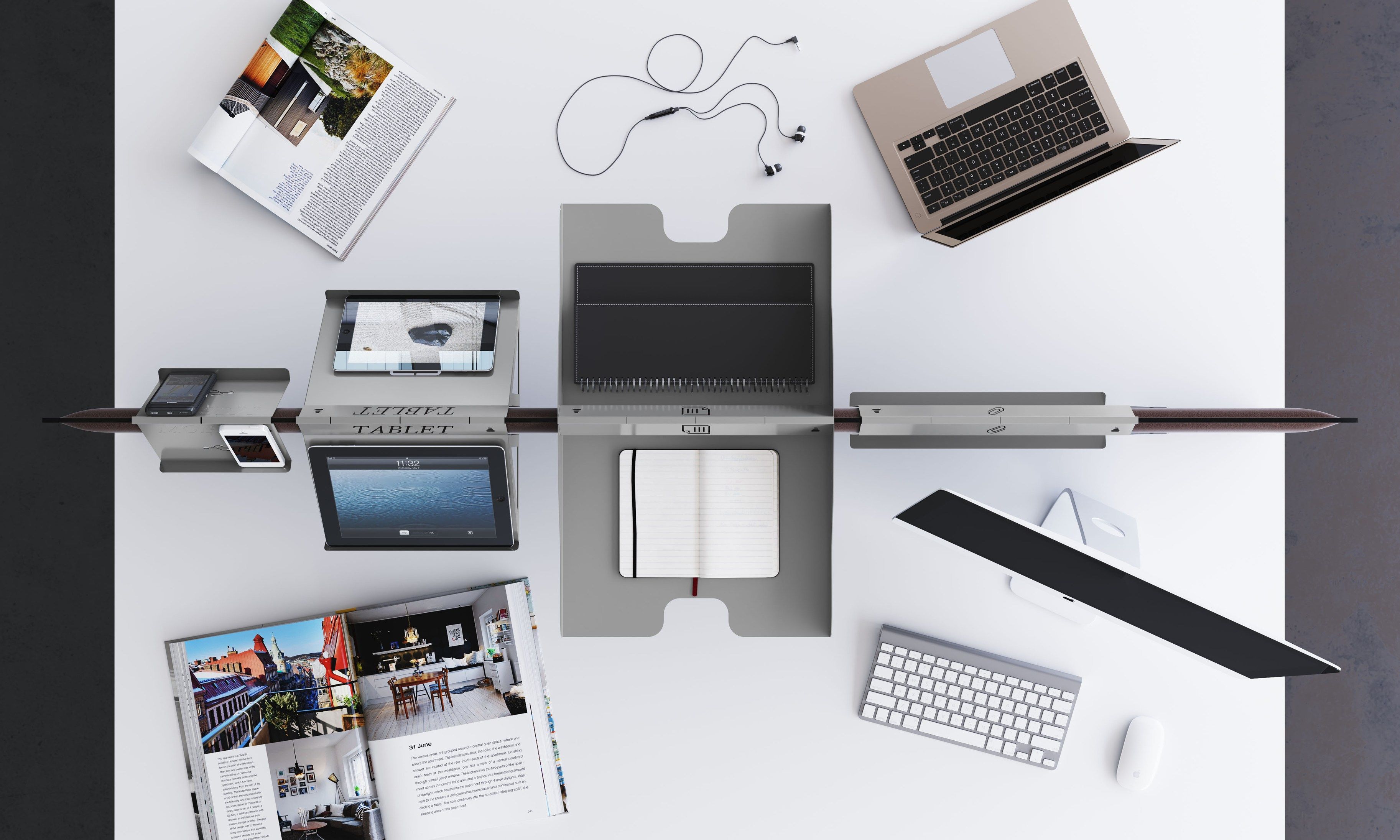 Магнитная офисная доска из листового металла Steelbox by Metalway ARCH-00025907 - Вид №1