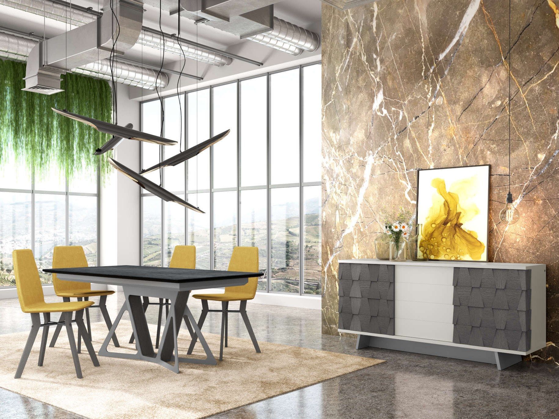 Прямоугольный обеденный стол animovel трапеция ARCH-00117405 - Вид №1