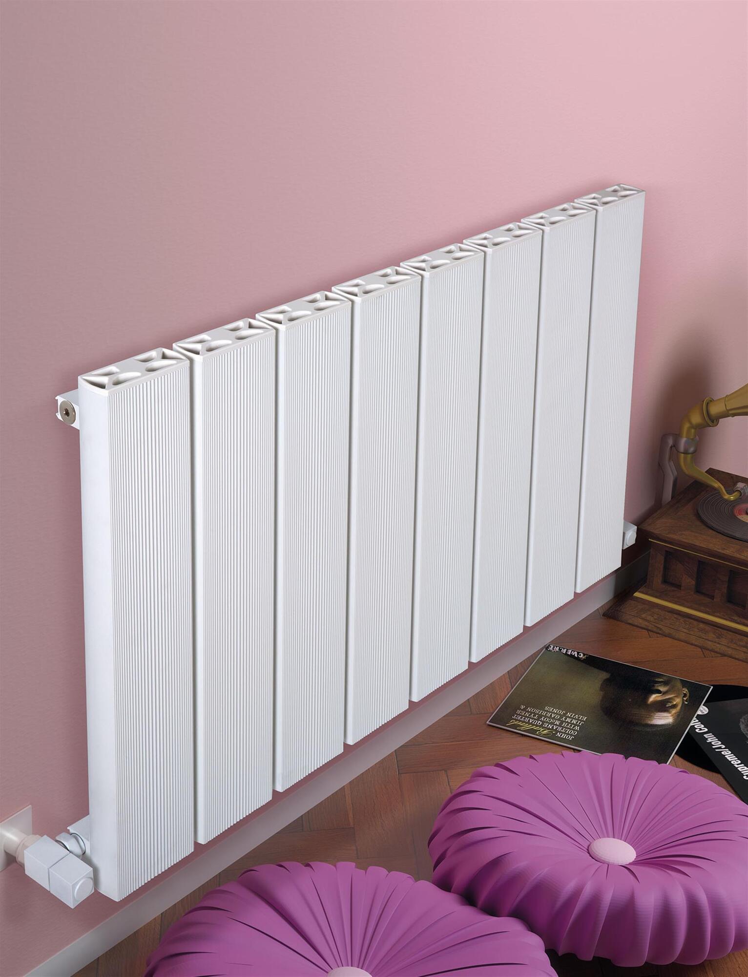 Радиатор Hammam ARNİKA Aluminium radiator комбинированный; электрический или водяной Алюминий  - Вид №23