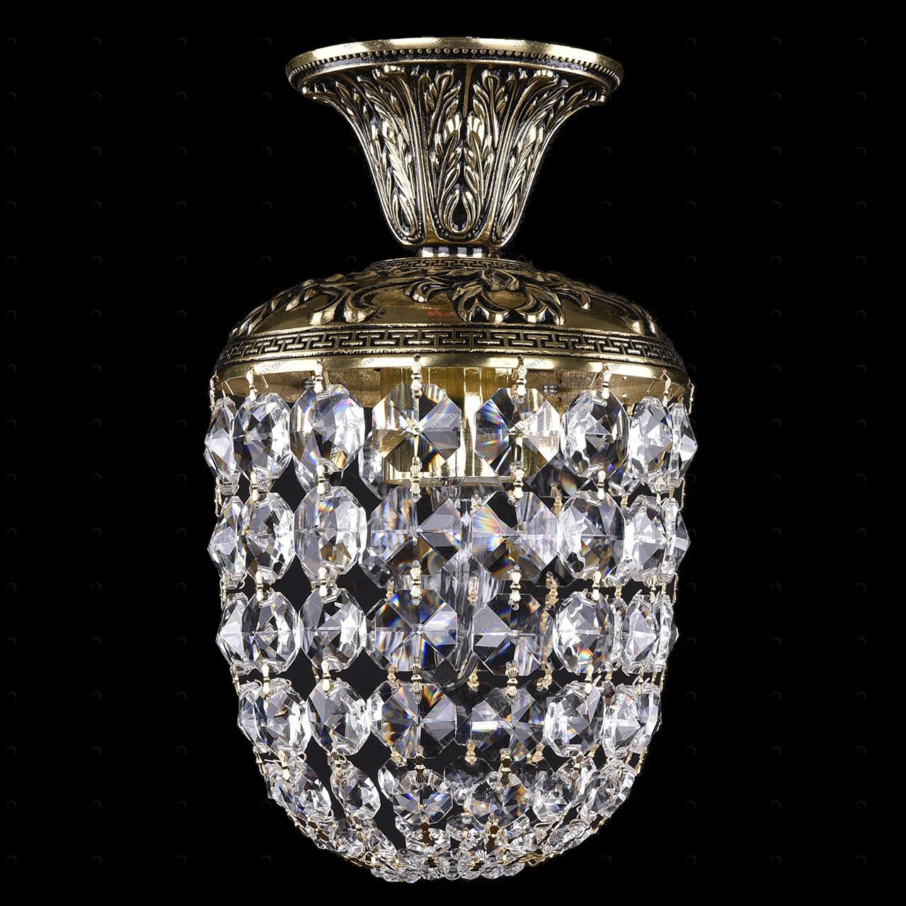 Потолочный светильник Bohemia Ivele 1779/14/GB BOHEMIA IVELE 1779 GOLD BLACK 073891 Золото;прозрачный 