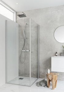 1450410 Igloo Pro Corner Двойное Прозрачное Стекло 80X80 Hafa Прозрачный