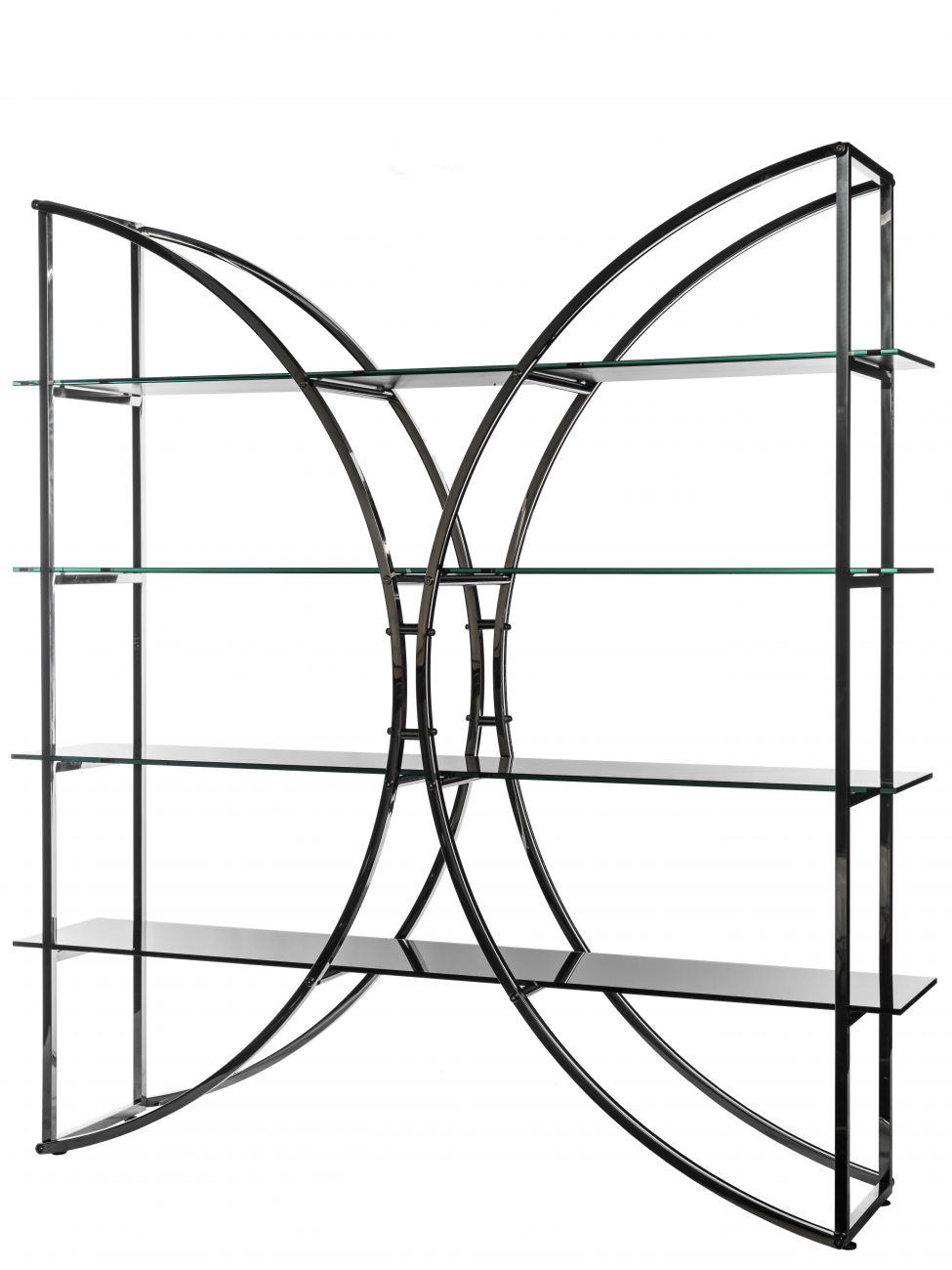 Стеллаж металлический черный Pavimento ДОМАШНЯЯ ОБСТАНОВКА SKY 045148 Черный Santreyd - Вид №1