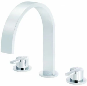 rvb Смеситель для мойки на 3 отверстия со сливом Line 4075.--.45