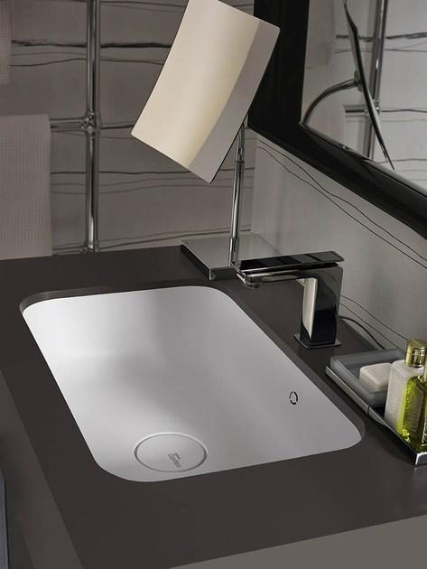 7510, 7520, 7530 Накладная раковина под столешницу  овальная Corian® Design  - Вид №1