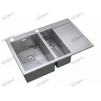 Zorg RX-5178-2-L Мойка кухонная прямоугольная Zorg 