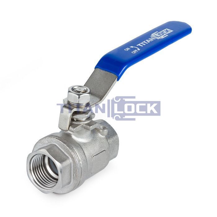 1,5in, шаровый кран, резьба BSP, нерж. сталь TL150BVSS TITAN LOCK 