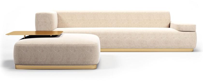 Aston Martin Прямоугольный пуф из нубука с обивкой V255 sun-id-1492423 - Вид №5