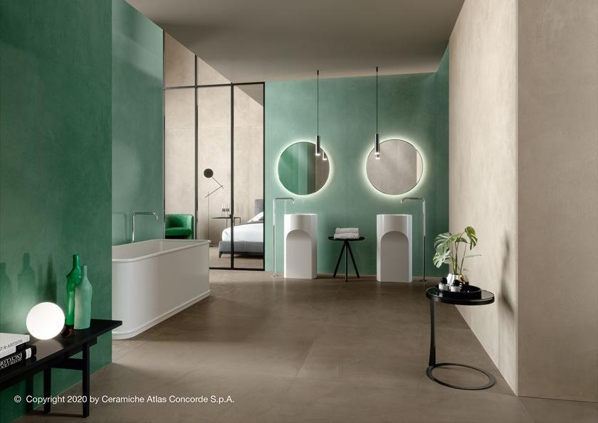 Atlas Concorde Белая плитка для стен с эффектом смолы Prism sun-id-1514355 - Вид №50