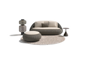 2-местный диван из синтетического волокна