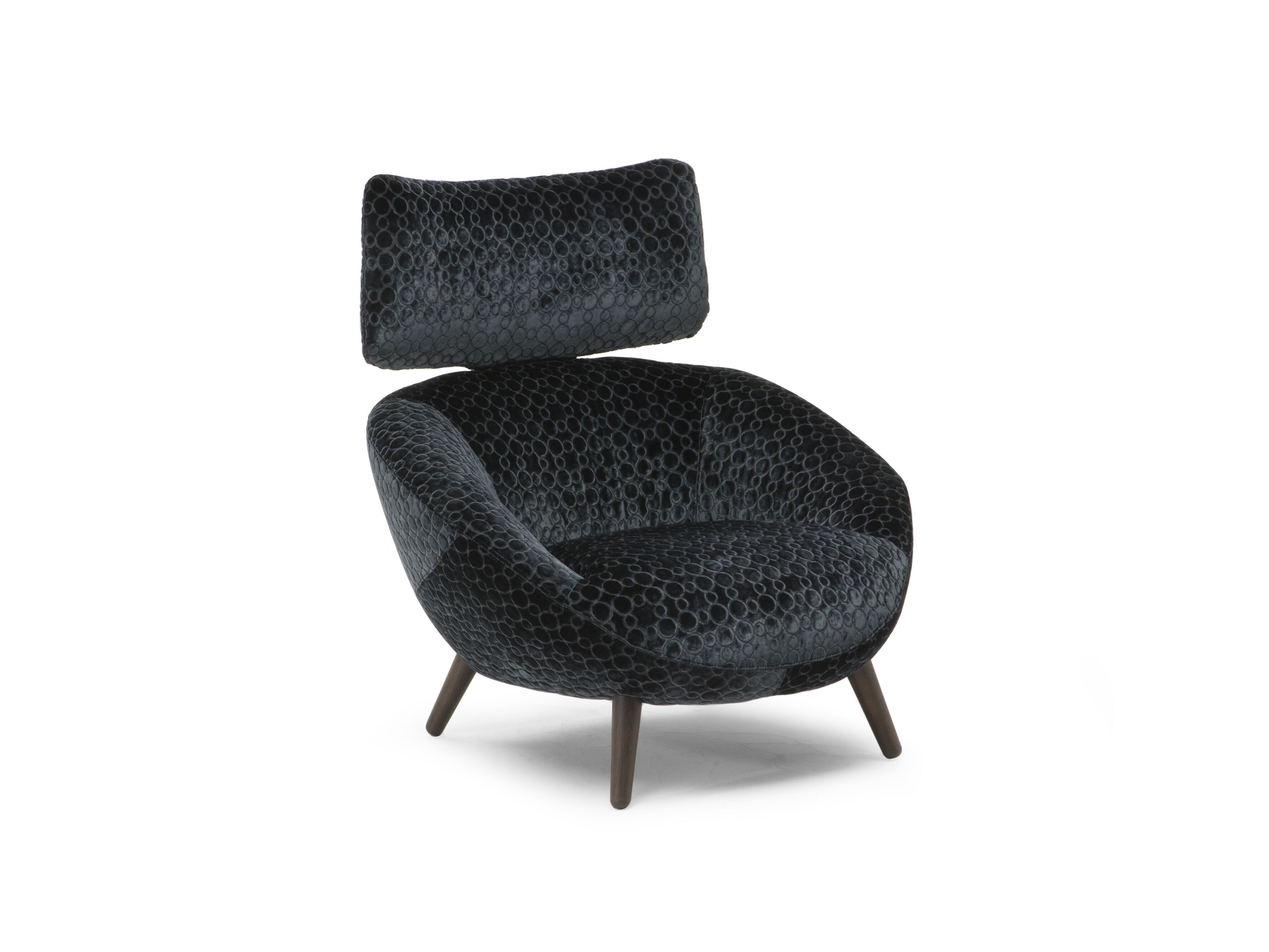 Тканевое кресло с подголовником Natuzzi Italia LUNA ARCH-00145066 - Вид №1