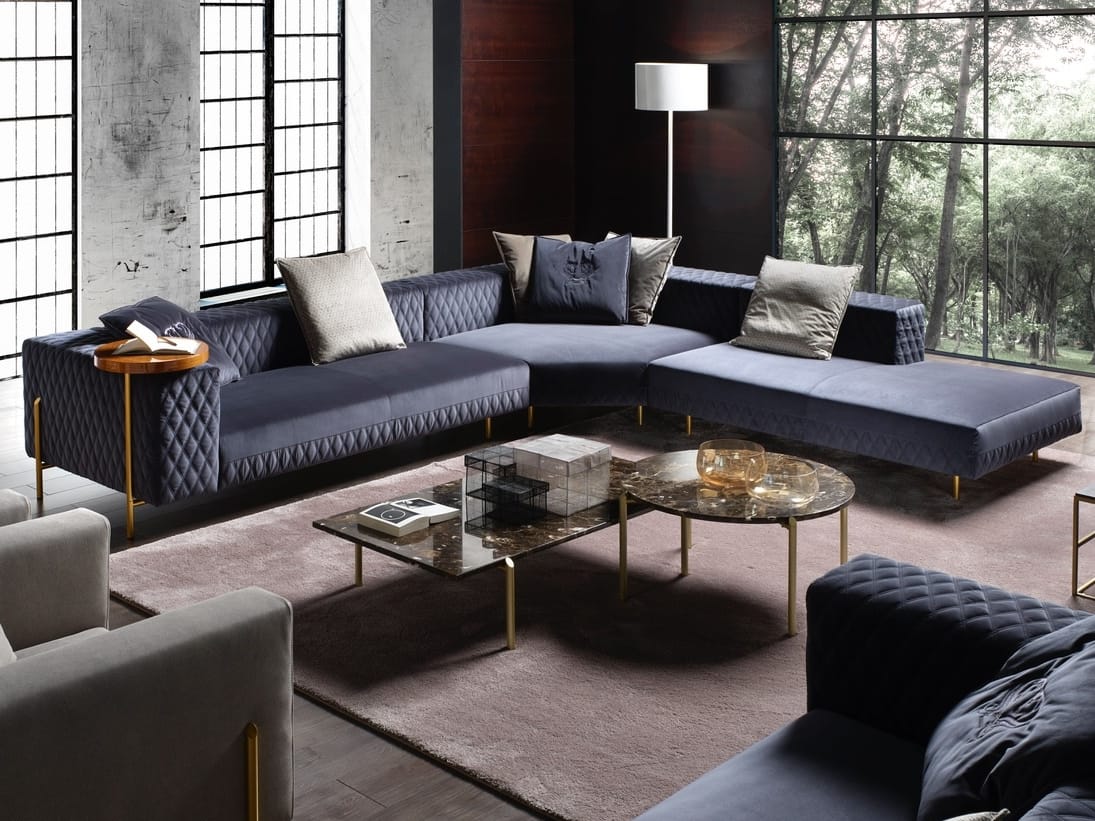 Бархатный угловой диван Former In Italia Brera Plus ARCH-00084546