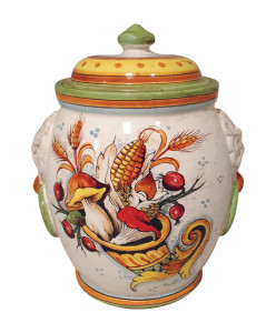 Tifdn24a Tifernoit Баночка из рога изобилия Ceramiche