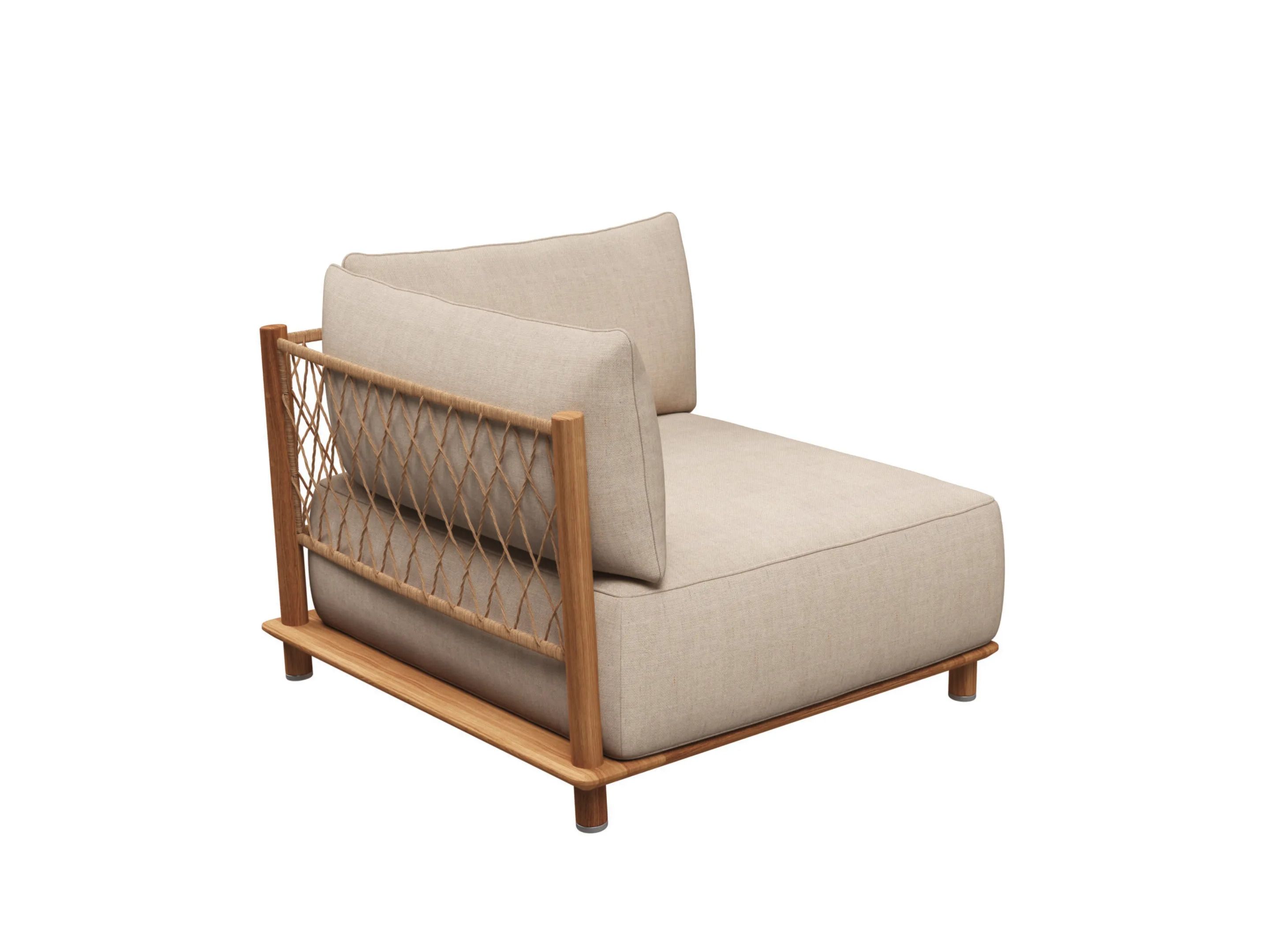 Тканевый модульный садовый диван Gloster Salina ARCH-00009365 - Вид №2