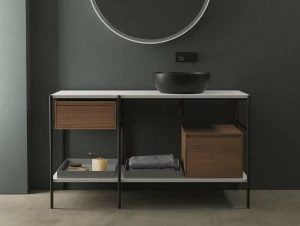 Nic Модульная напольная тумба под умывальник с ящиками Velo