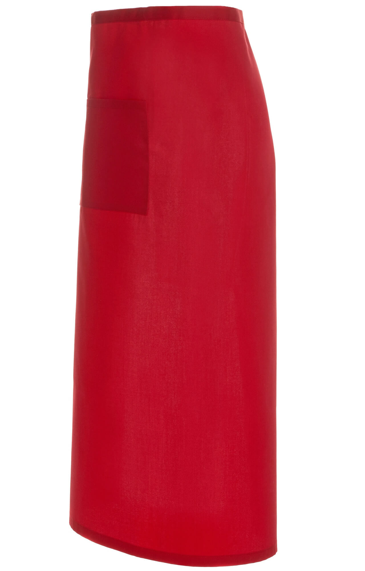 60132 Фартук удлиненный red (красный) HORECA  Одежда для официантов  размер  - Вид №3