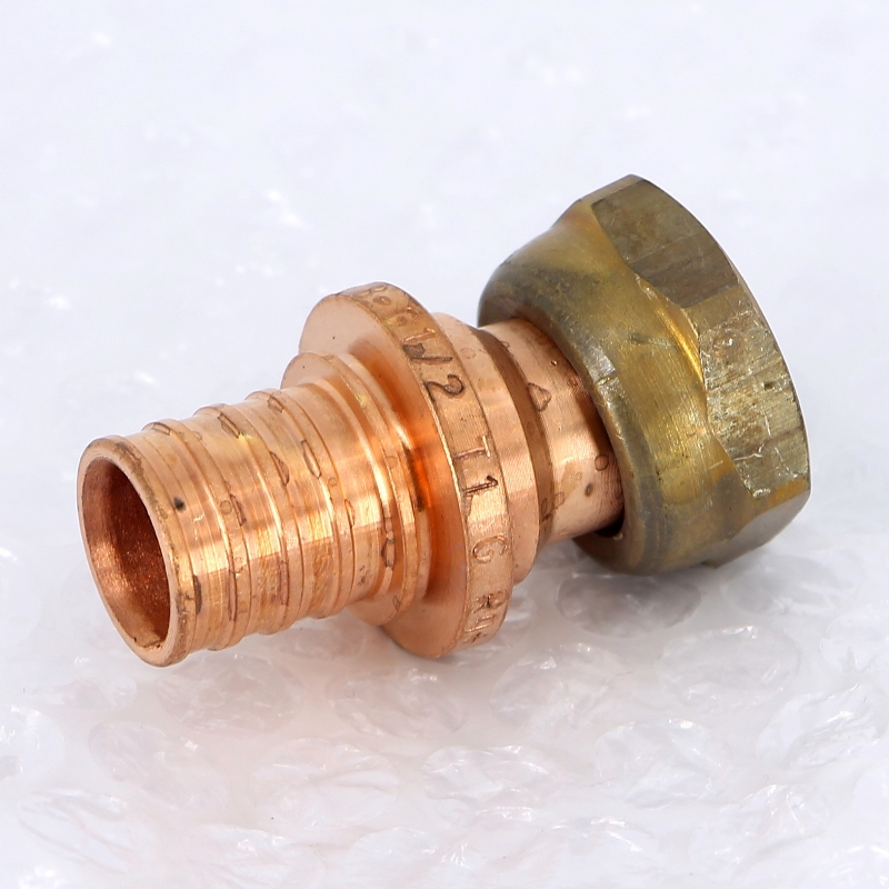 Муфта надвижная Rehau 20х1/2" RX+бронза с накидной гайкой 456337 - Вид №1