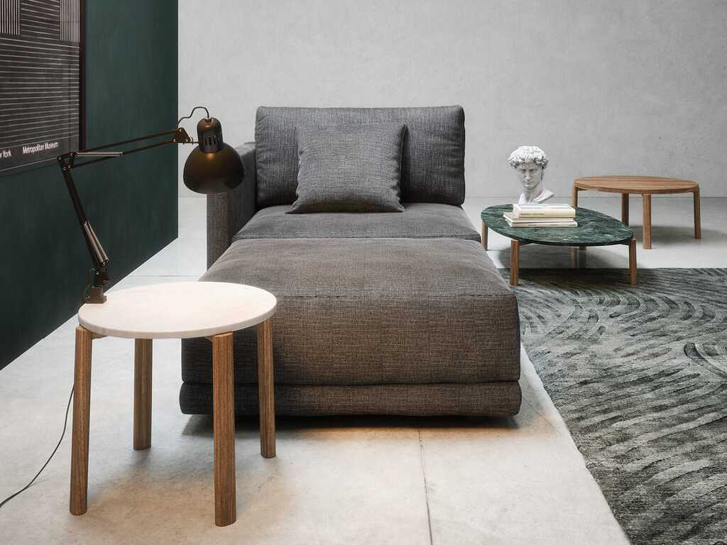 Круглый журнальный столик с мраморным верхом Novamobili ARCH-00107681 - Вид №2