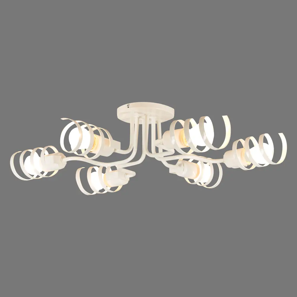 Люстра Фаэтон 6хЕ27х60 Вт цвет белый СВЕТУС STLM-2175989 - Вид №2