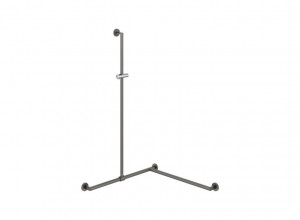 900.35.33160 Поручень для душа с выдвижным держателем для душа HEWI Greifen