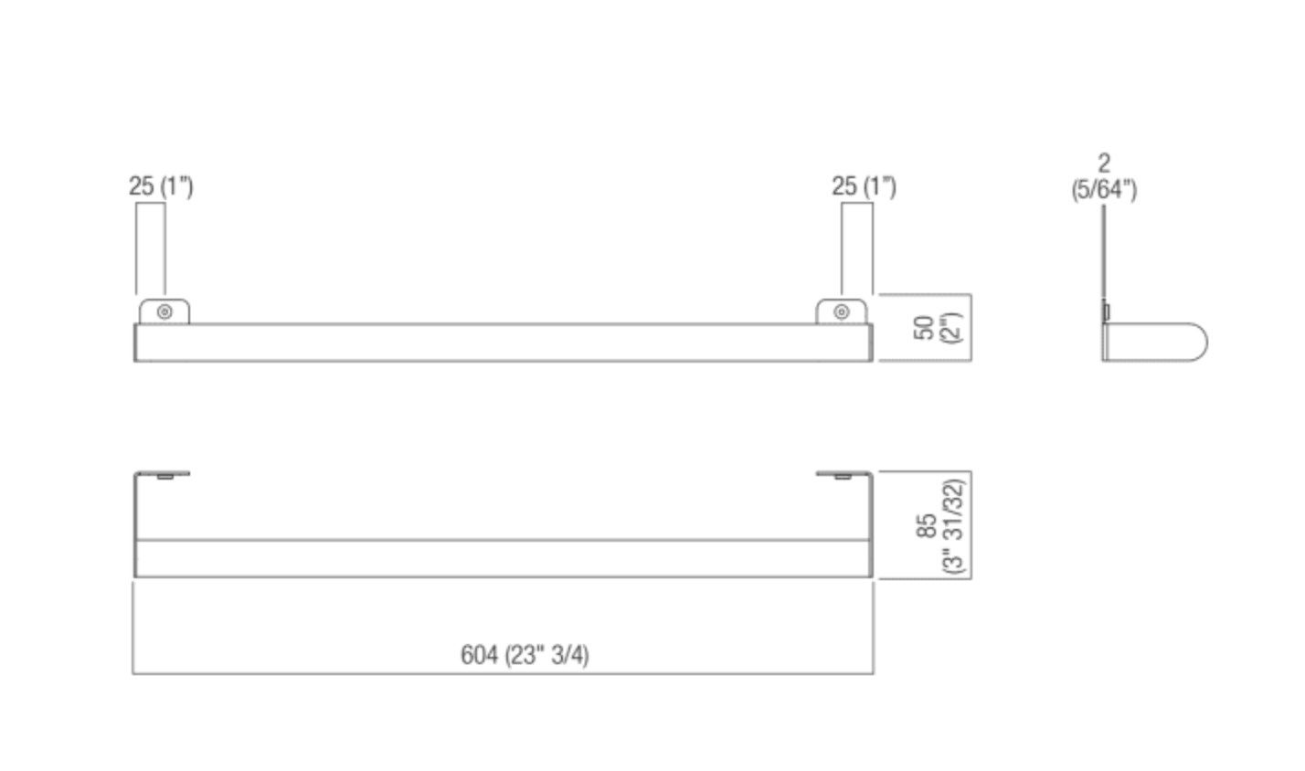 Держатель для полотенец из нержавеющей стали Agape Mach 2 ARCH-00053305 - Вид №5
