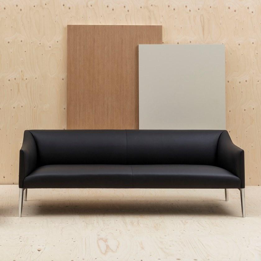 Andreu World 3-х местный кожаный диван Couvé Sf1266 - Вид №5