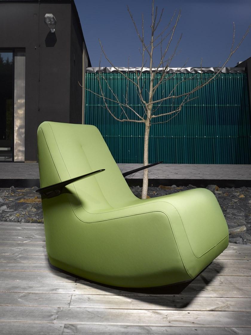 mminterier Кресло-качалка из ткани с подлокотниками Swing sun-id-1476302 - Вид №3