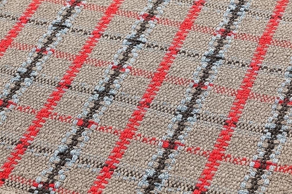 070746 Ковер GL Tartan blue 90x200 см GAN Garden Layers