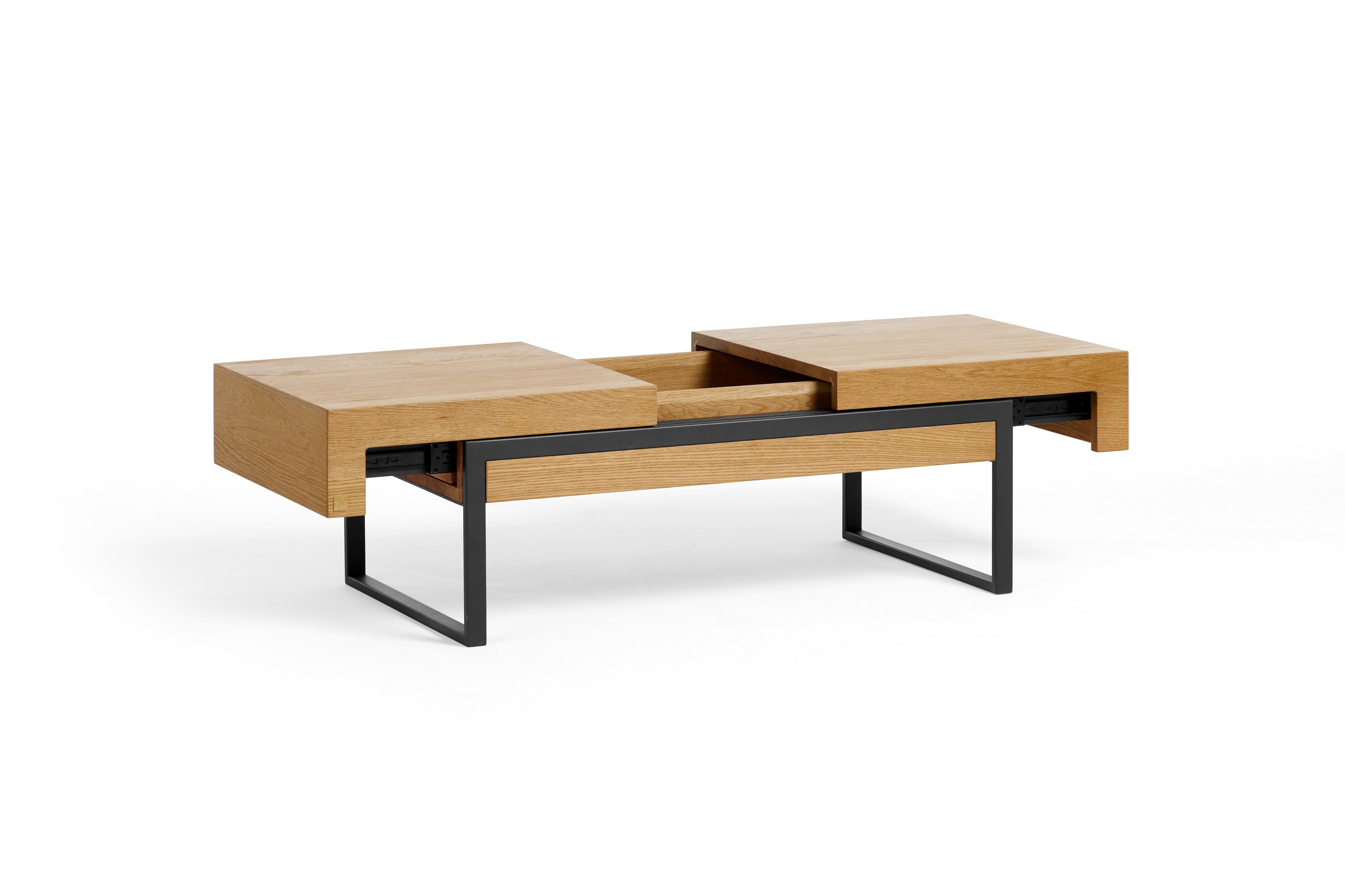 Журнальный столик из массива дерева с отсеком для хранения Milla & Milli офсетная ARCH-00147250 - Вид №12