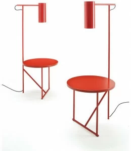 ESTEL GROUP Торшер / журнальный столик из окрашенного металла