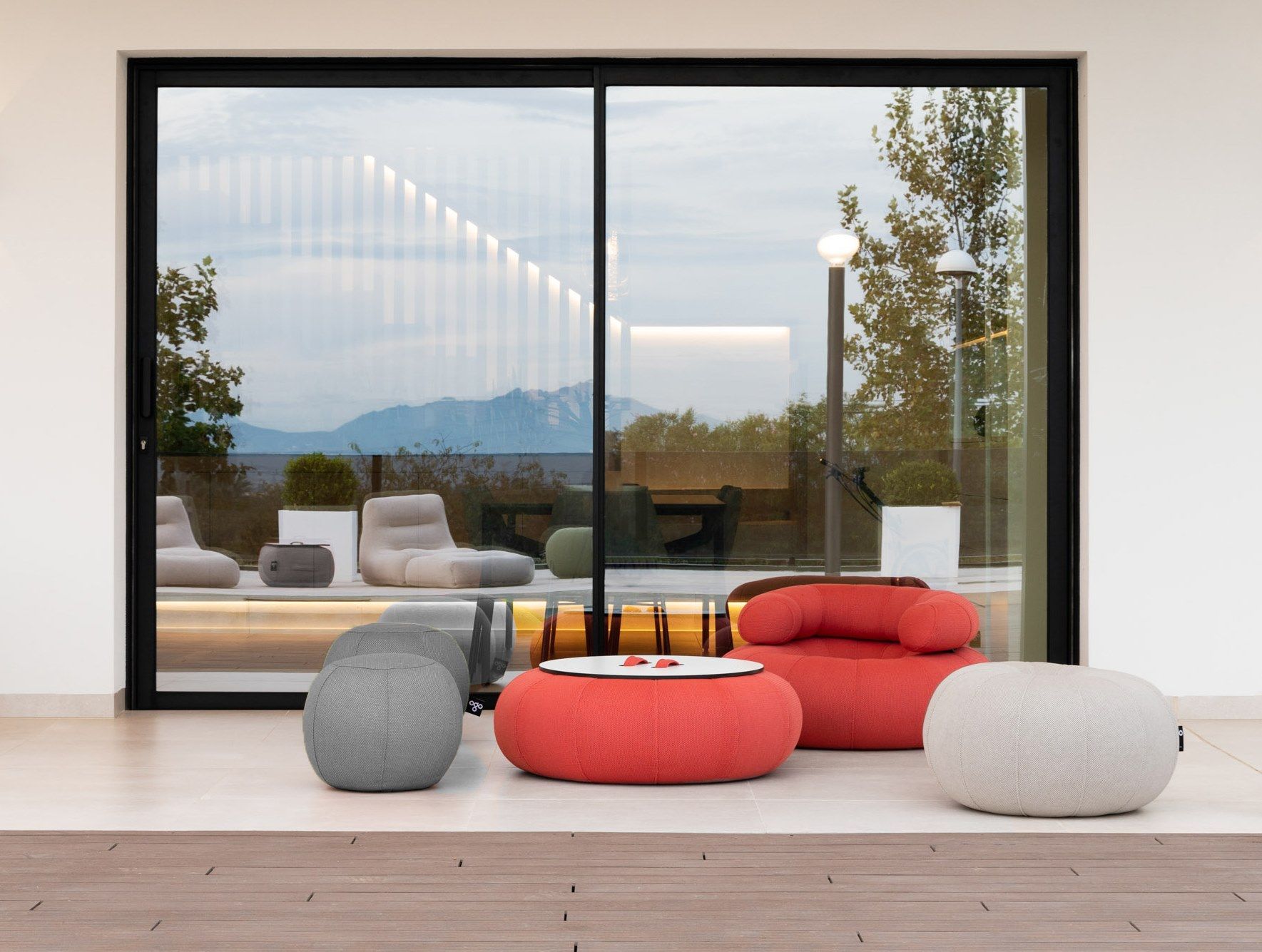 Круглый садовый пуфик OGO MANDARINA ARCH-00090715 - Вид №6