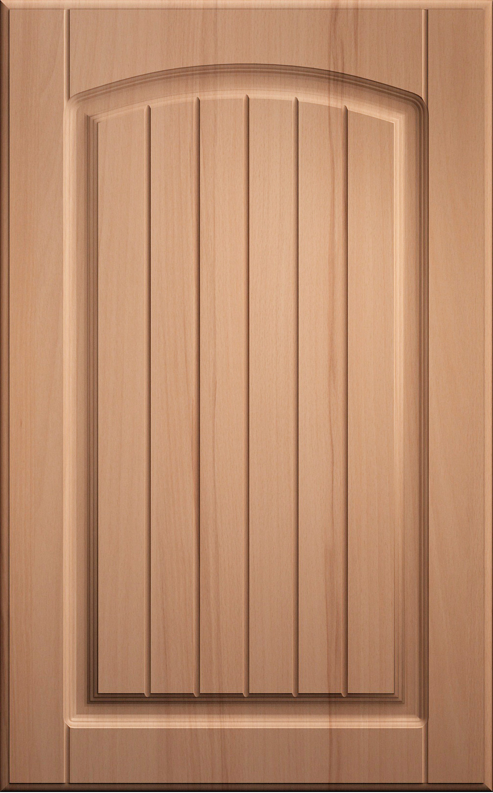 Фасады для кухни Кантри Фрезеровка «Арка сложная» Бук дымчатый №186 SIDAK SIST2650-48