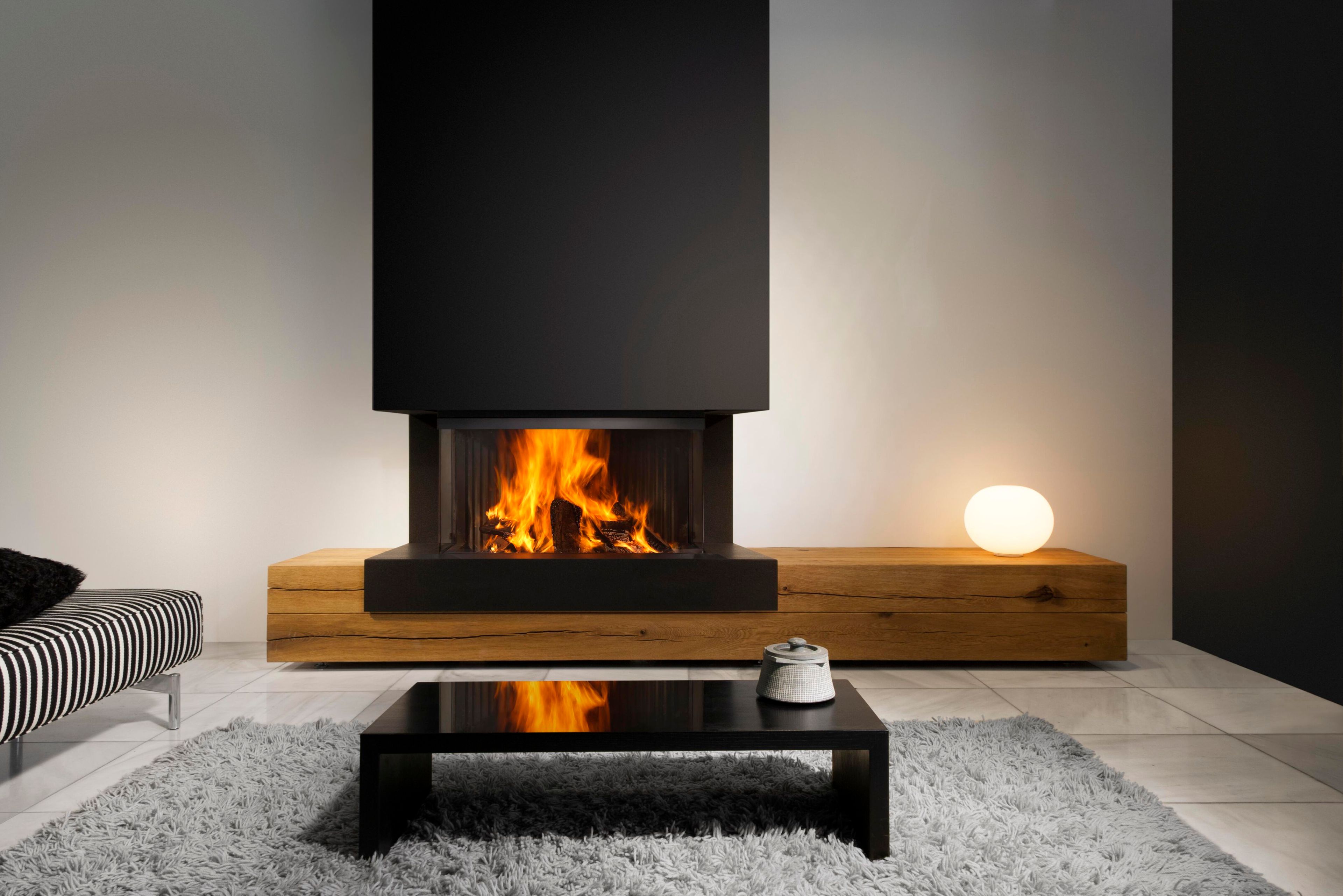 Дровяной камин с тройным фасадом KALFIRE W90/47S ARCH-00053619 - Вид №1