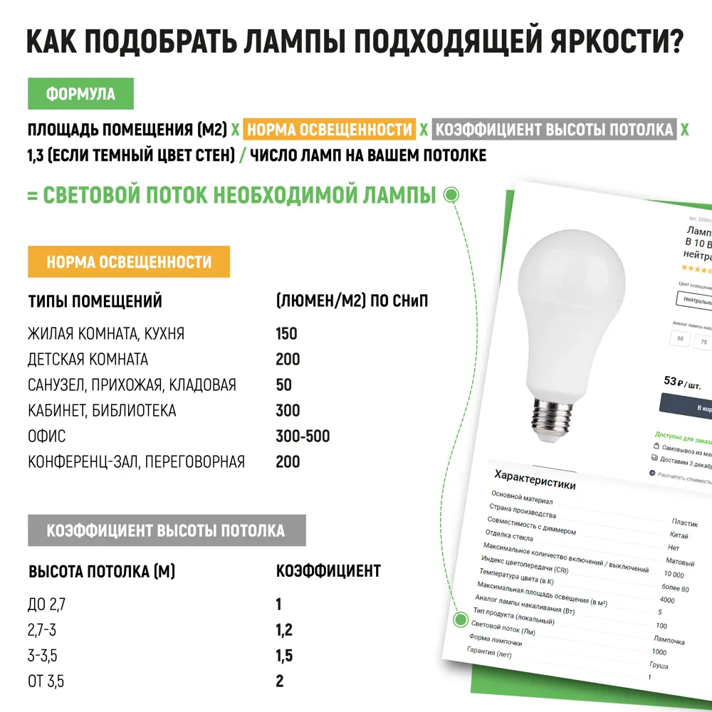 LEXMAN Светодиодная лампа E27 матовая груша 10Вт нейтральный свет 82991573 STLM-0919548 - Вид №8