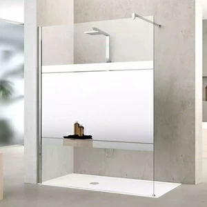 Novellini. Душевой уголок 80x80 см H MIRROR с хромированным профилем KUADRA