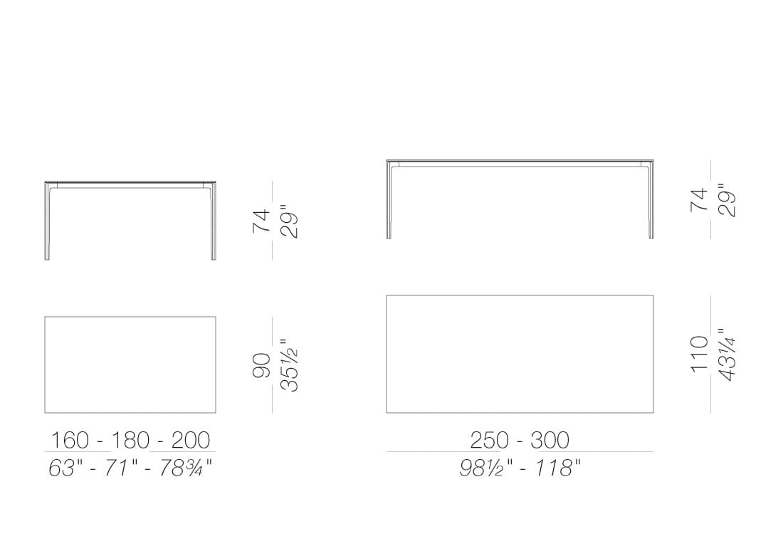 Прямоугольный садовый стол Lapalma ADD T OUTDOOR ARCH-00051999 - Вид №8