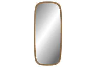 Прямоугольное зеркало из дуба с рамкой